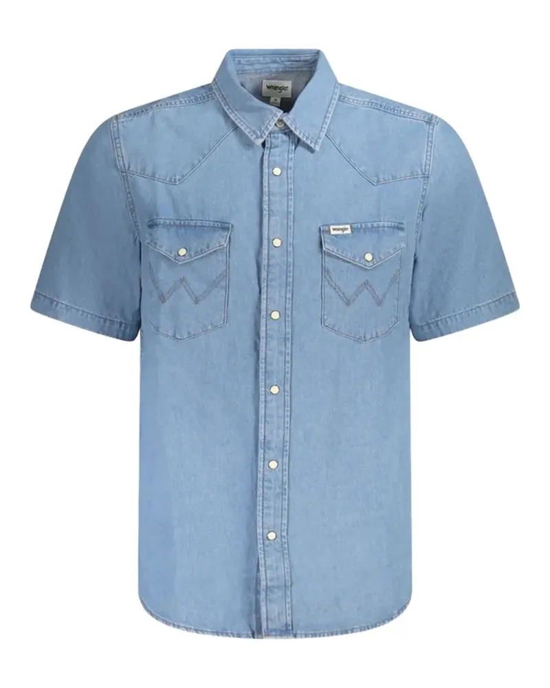 Wrangler short-sleeve shirt - Blau Blau