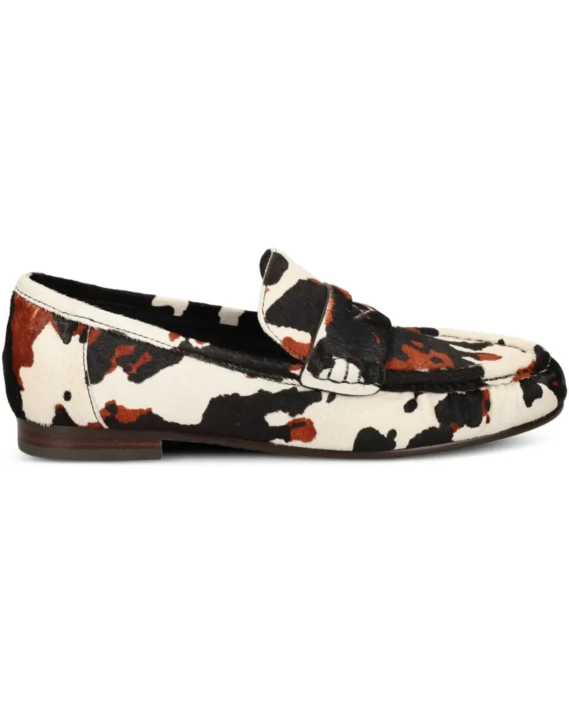 Bibi Lou Loafer mit gemustertem Riemen - Weiß Weiß