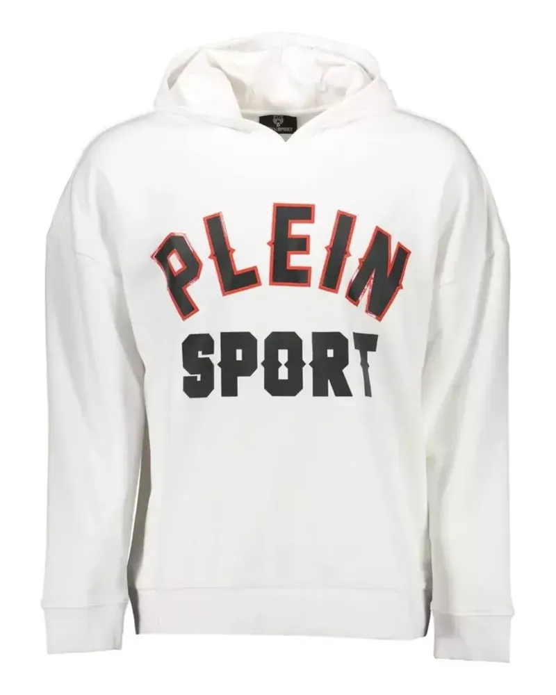 Philipp Plein logo-print hoodie - Weiß Weiß