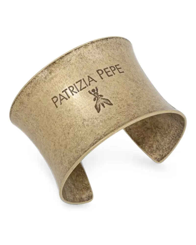 Patrizia Pepe Armspange mit Logo-Gravur - Gold Gold