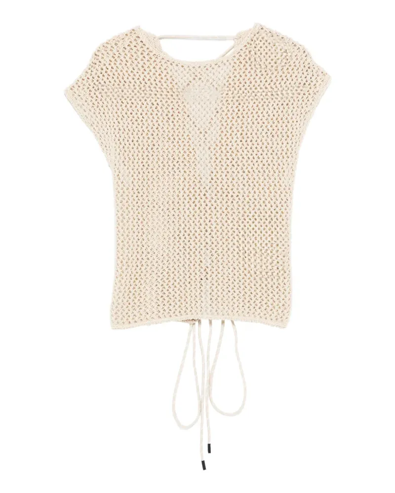 Alpha Studio Top mit Rückenausschnitt - Nude Nude