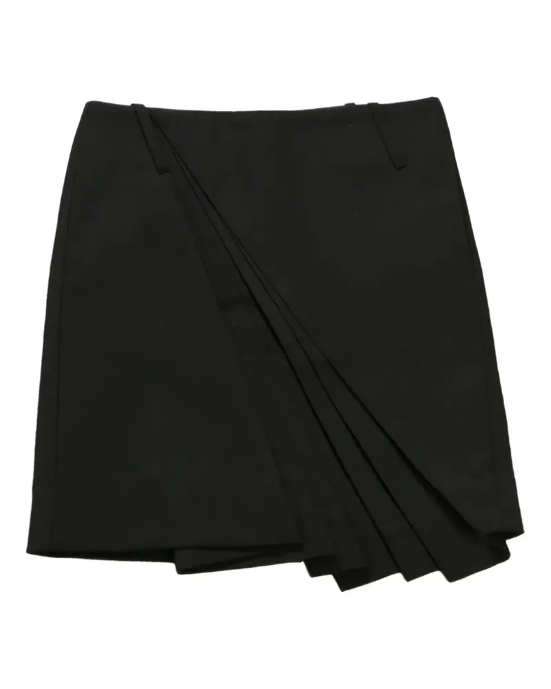 Fax Copy Express wrap skirt - Schwarz Schwarz