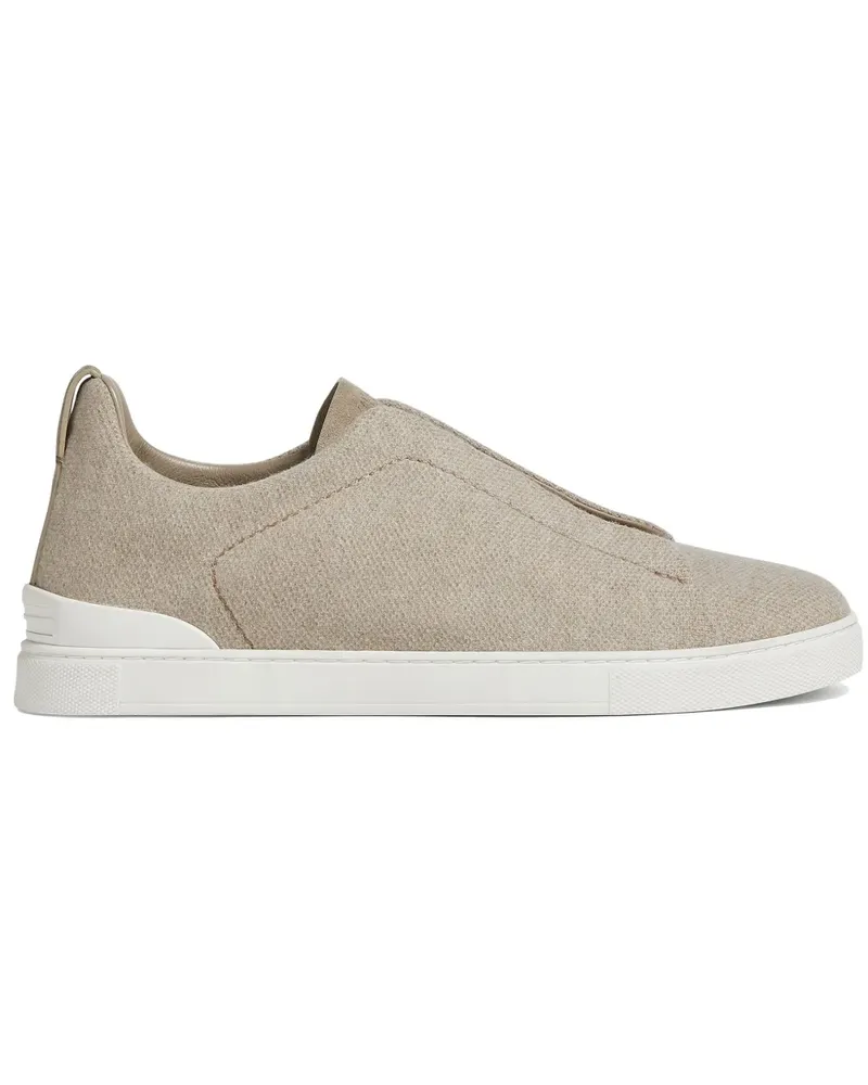 Ermenegildo Zegna Triple Stitch Sneakers - Nude Nude