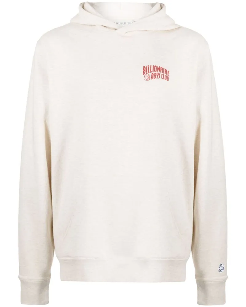 Billionaire Boys Club Hoodie mit Logo-Print Weiß