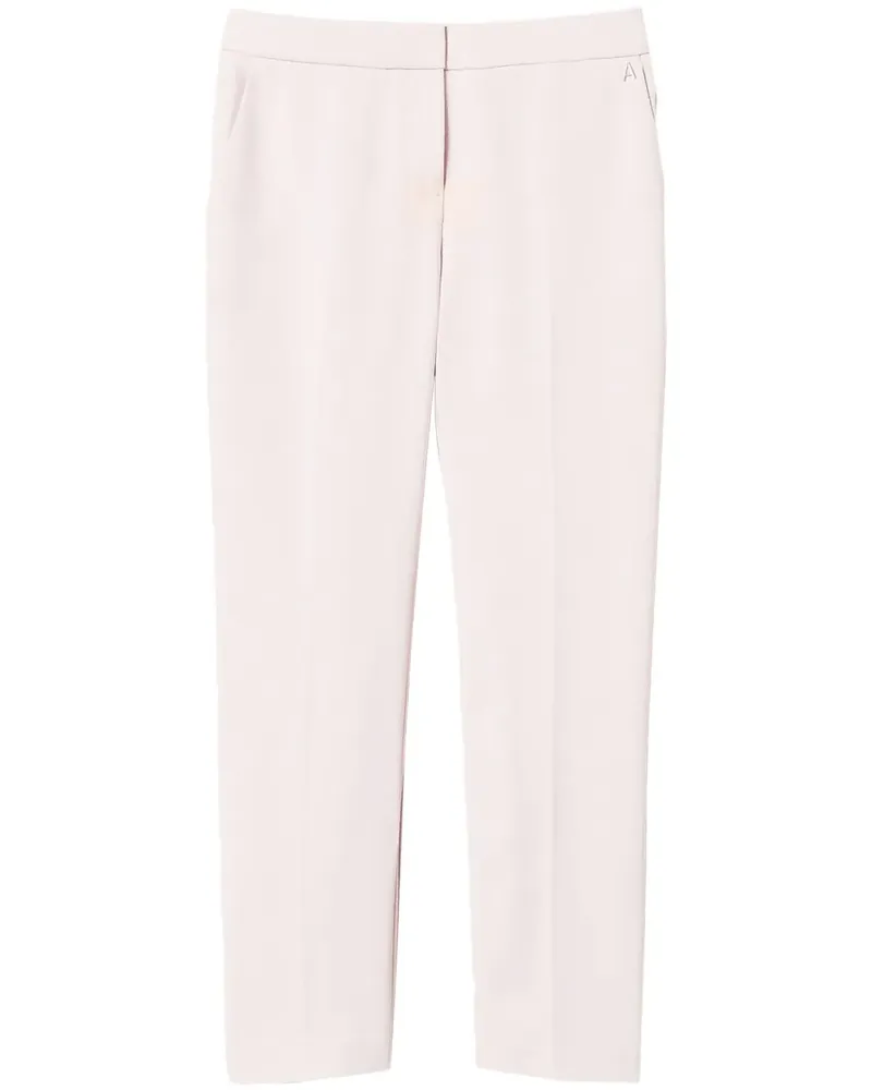 Twin-Set Zigarettenhose aus Krepp - Rosa Rosa
