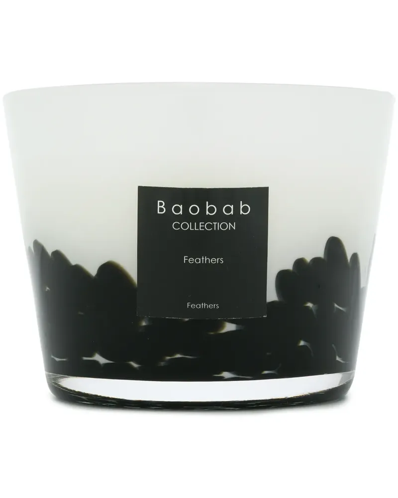 Baobab Collection Feathers' Duftkerze - Schwarz Schwarz