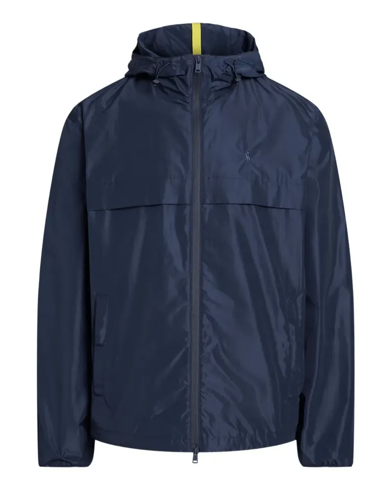Ralph Lauren hooded logo-embroidered lightweight jacket - Blau Blau