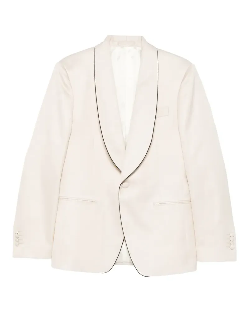 LARDINI single-breasted blazer - Nude Nude