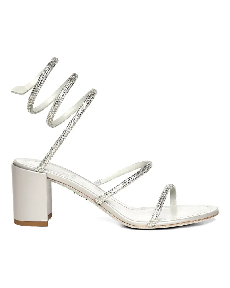 René Caovilla Cleo Sandalen mit Kristallen - Grau Grau