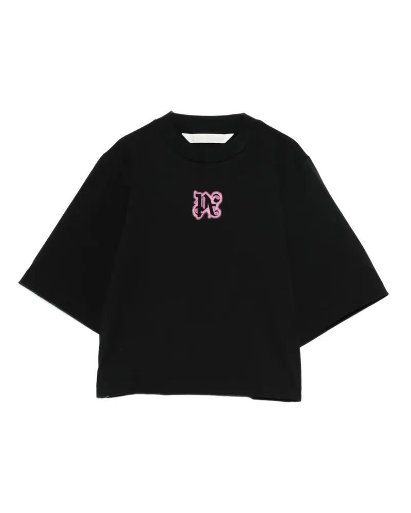 Palm Angels T-Shirt mit Logo-Detail - Schwarz Schwarz