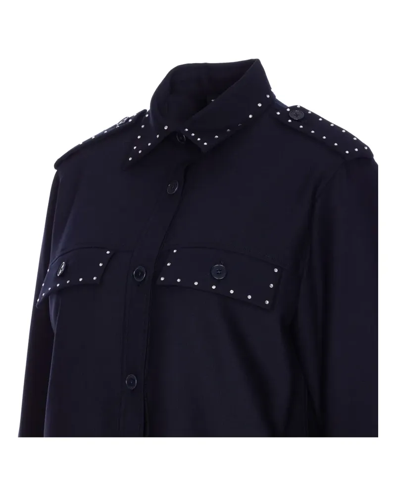 Zadig & Voltaire Hemd mit Kristallen - Blau Blau
