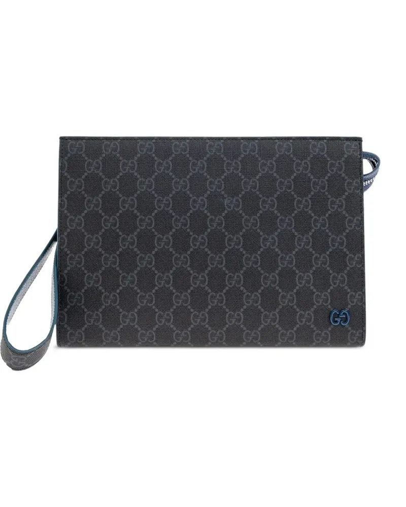 Gucci Clutch mit Monogramm - Schwarz Schwarz