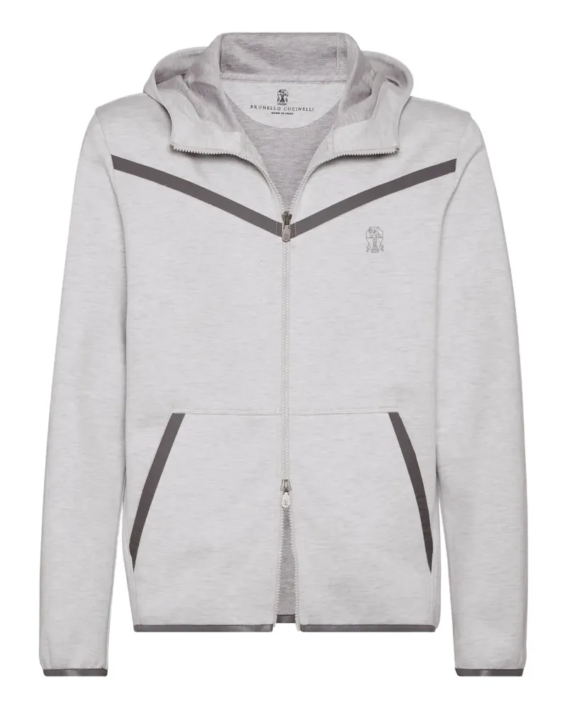Brunello Cucinelli Sweatshirt mit Reißverschluss - Grau Grau