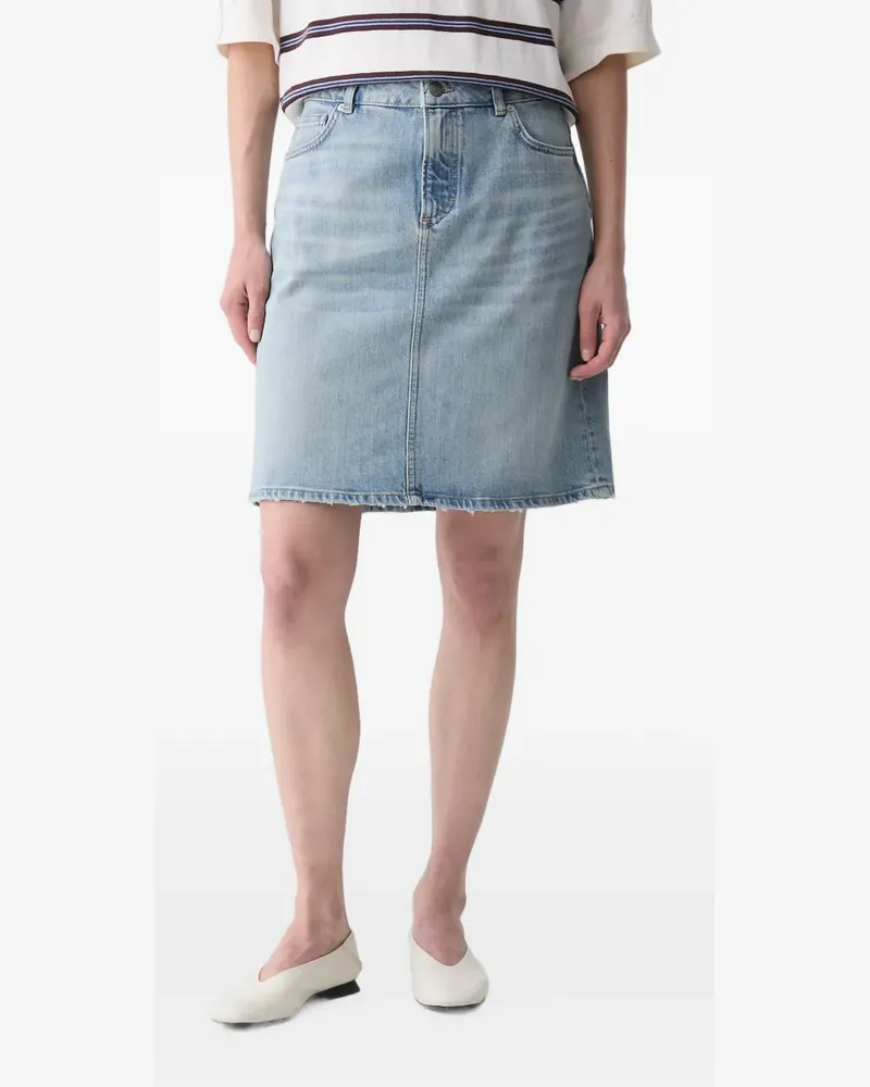 Marc O'Polo Minirock mit Logo-Patch - Blau Blau