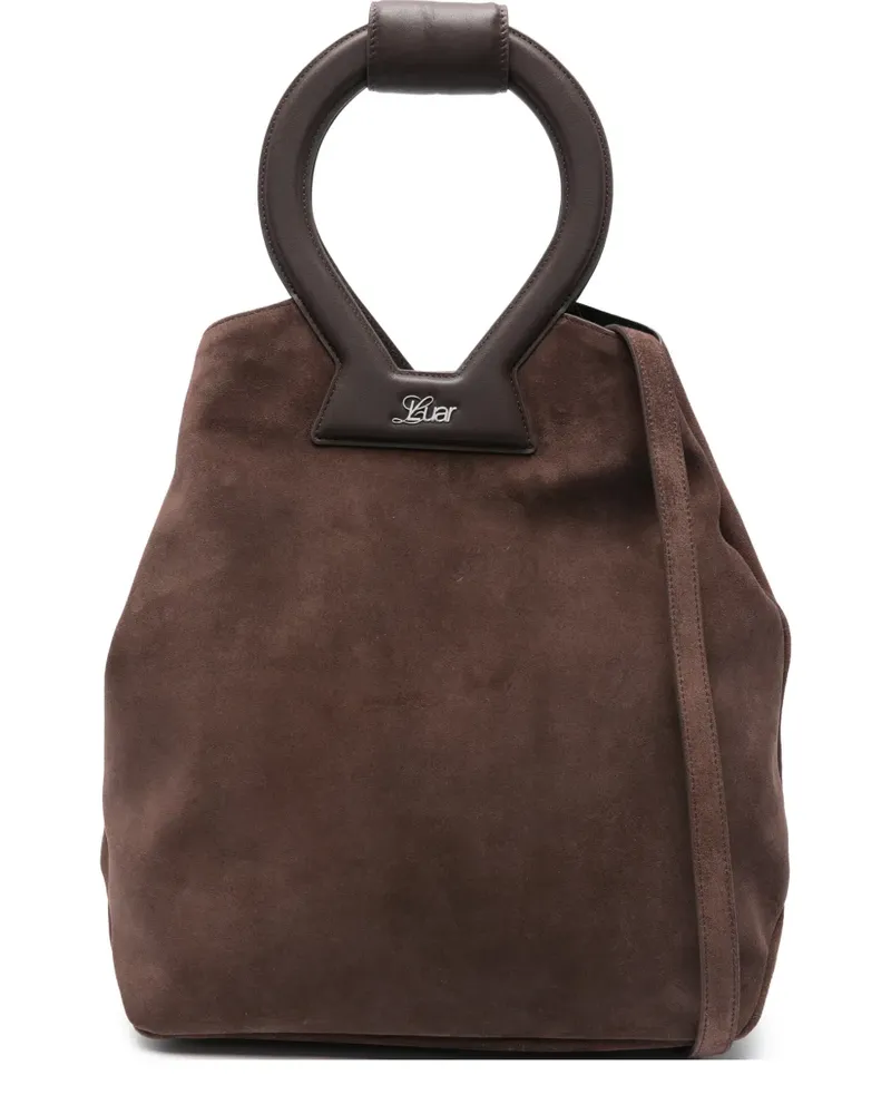 Luar Brooke Tote Bag mit Rundhenkel - Braun Braun
