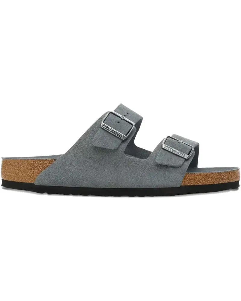 Birkenstock Sandalen aus Wildleder - Grau Grau