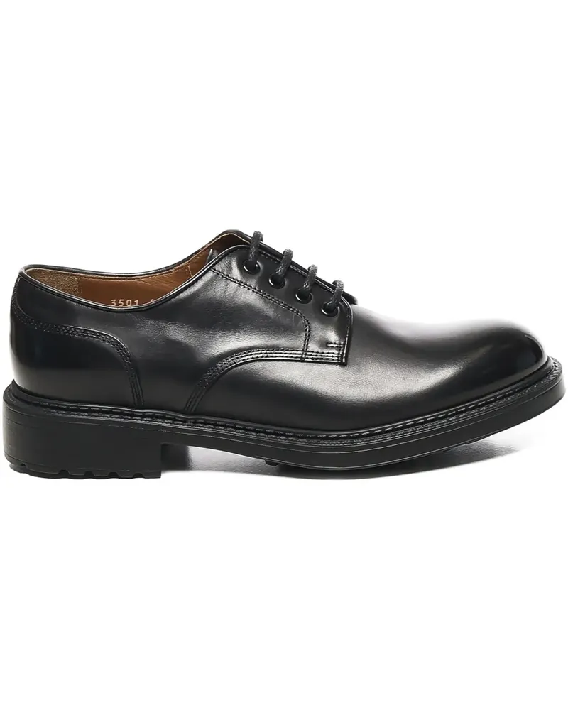 Doucal´s Derby-Schuhe mit Schnürung - Schwarz Schwarz