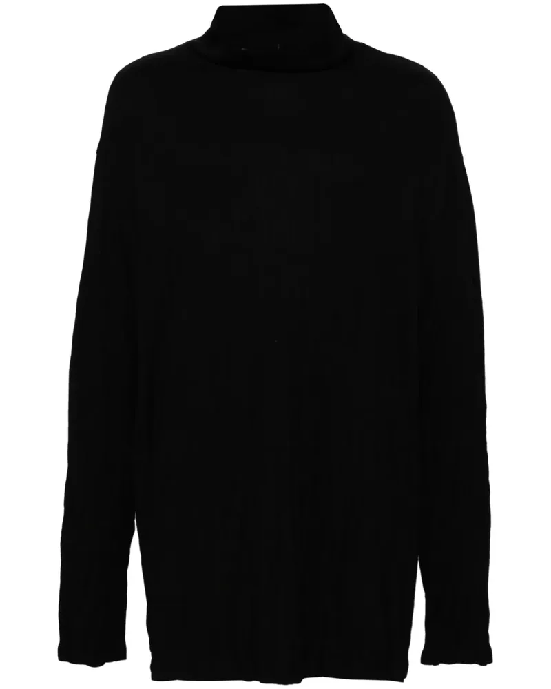 Yohji Yamamoto Klassischer Pullover - Schwarz Schwarz
