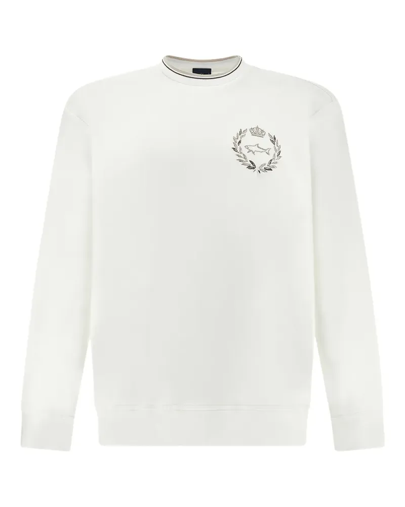 Paul & Shark shark-embroidery sweatshirt - Weiß Weiß