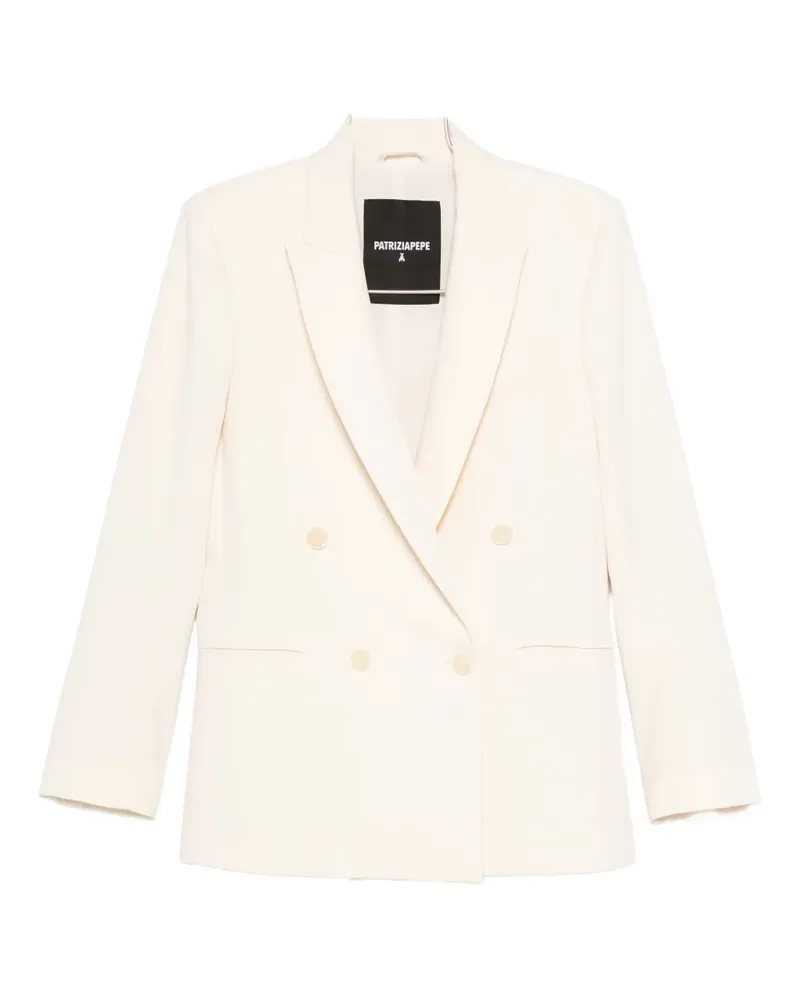 Patrizia Pepe double-breasted jacket - Weiß Weiß