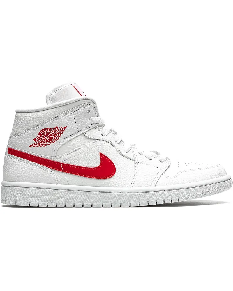 Jordan Air  1 Mid' Sneakers - Weiß Weiß