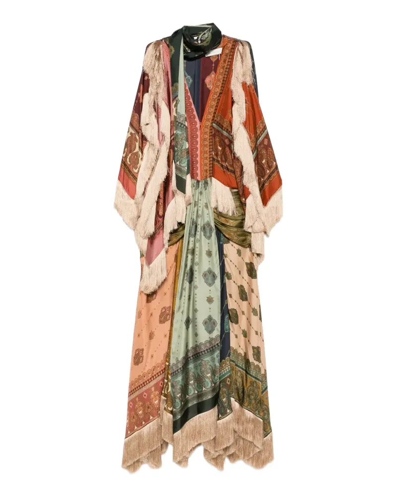 Zimmermann Valiant Maxikleid mit Paisleymuster - Nude Nude