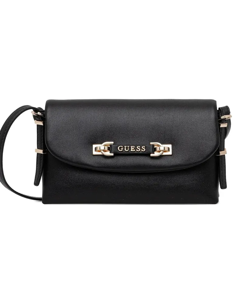 Guess logo cross-body bag - Schwarz Schwarz