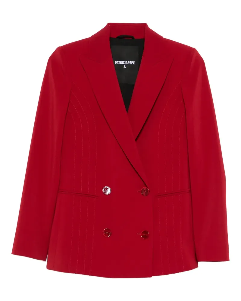Patrizia Pepe double-breasted blazer - Rot Rot