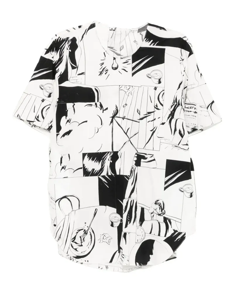 JNBY Bluse im Oversized-Look - Weiß Weiß