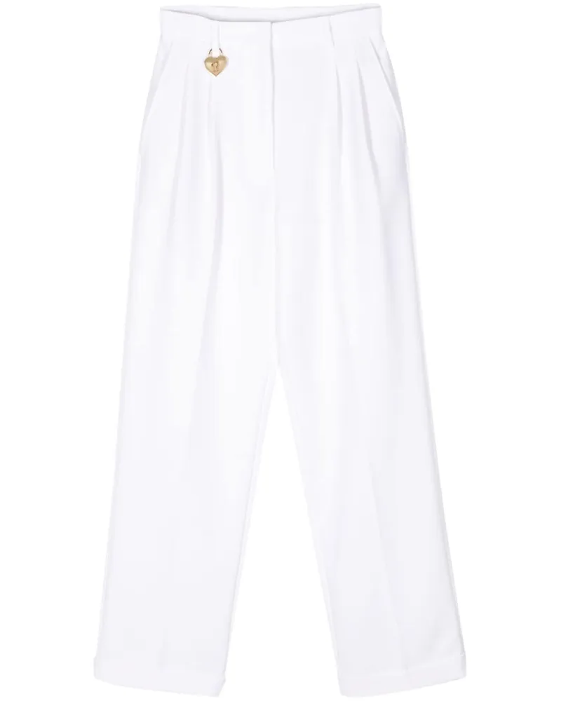 Moschino Heart Lock Hose - Weiß Weiß