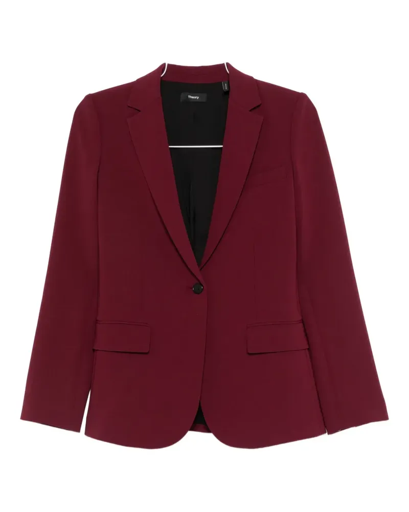 Theory single-breasted blazer - Rot Rot