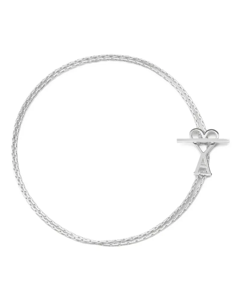 AMI Paris Ami de Coeur Halskette - Silber Silber