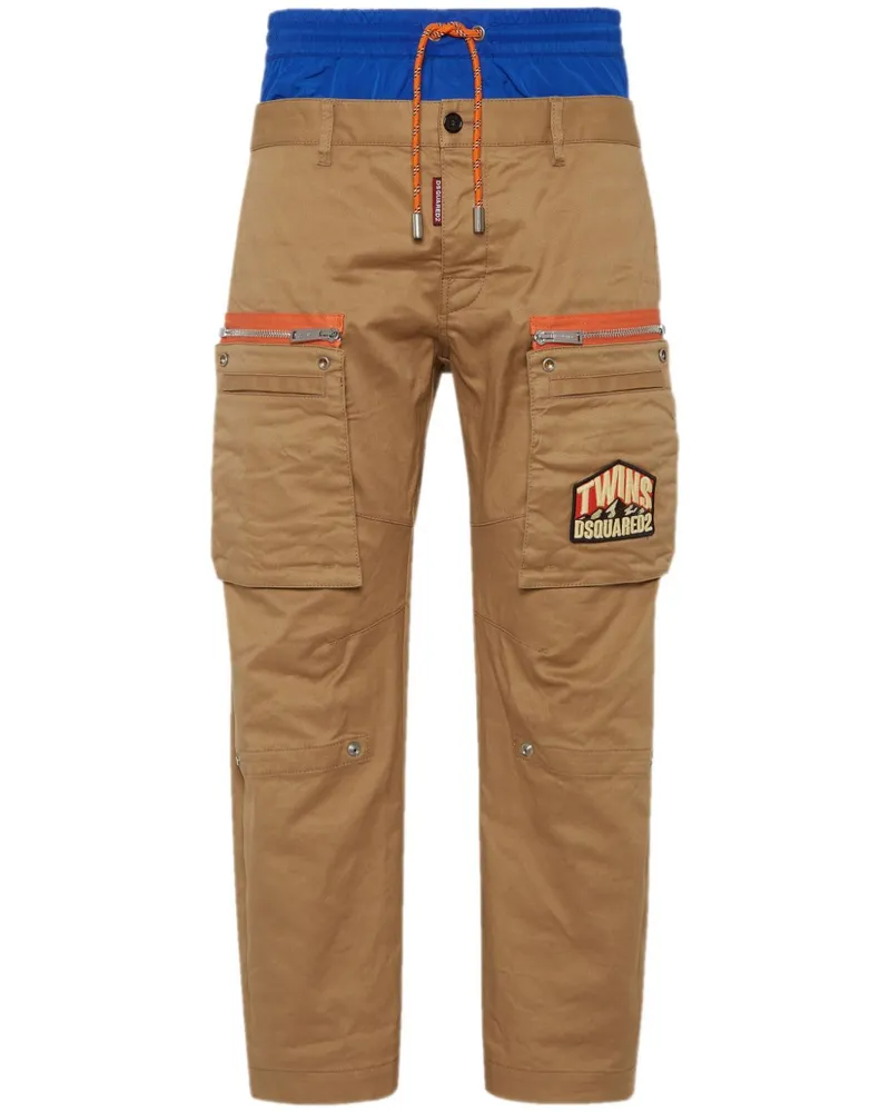 Dsquared2 Klassische Cargohose - Braun Braun