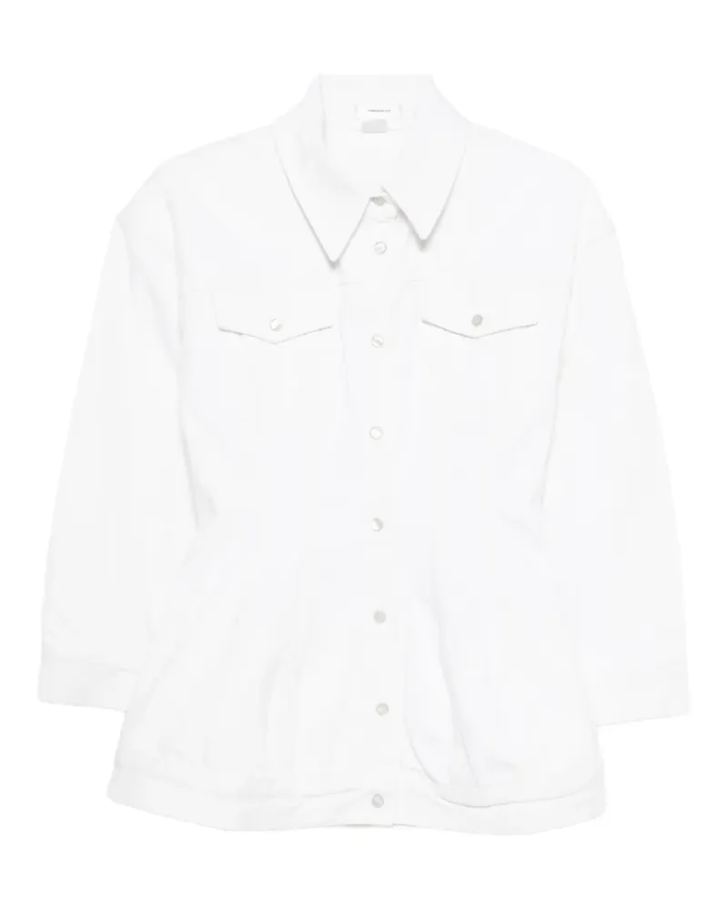 WARDROBE.NYC buttoned denim jacket - Weiß Weiß