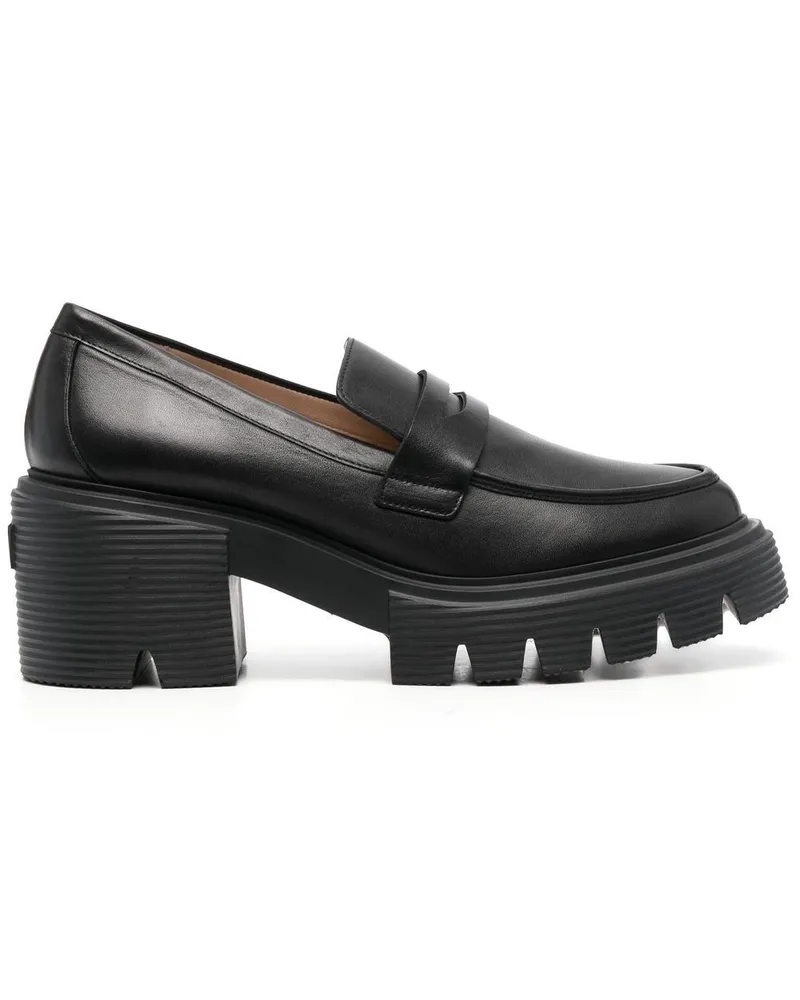 Stuart Weitzman Loafer mit klobiger Sohle - Schwarz Schwarz