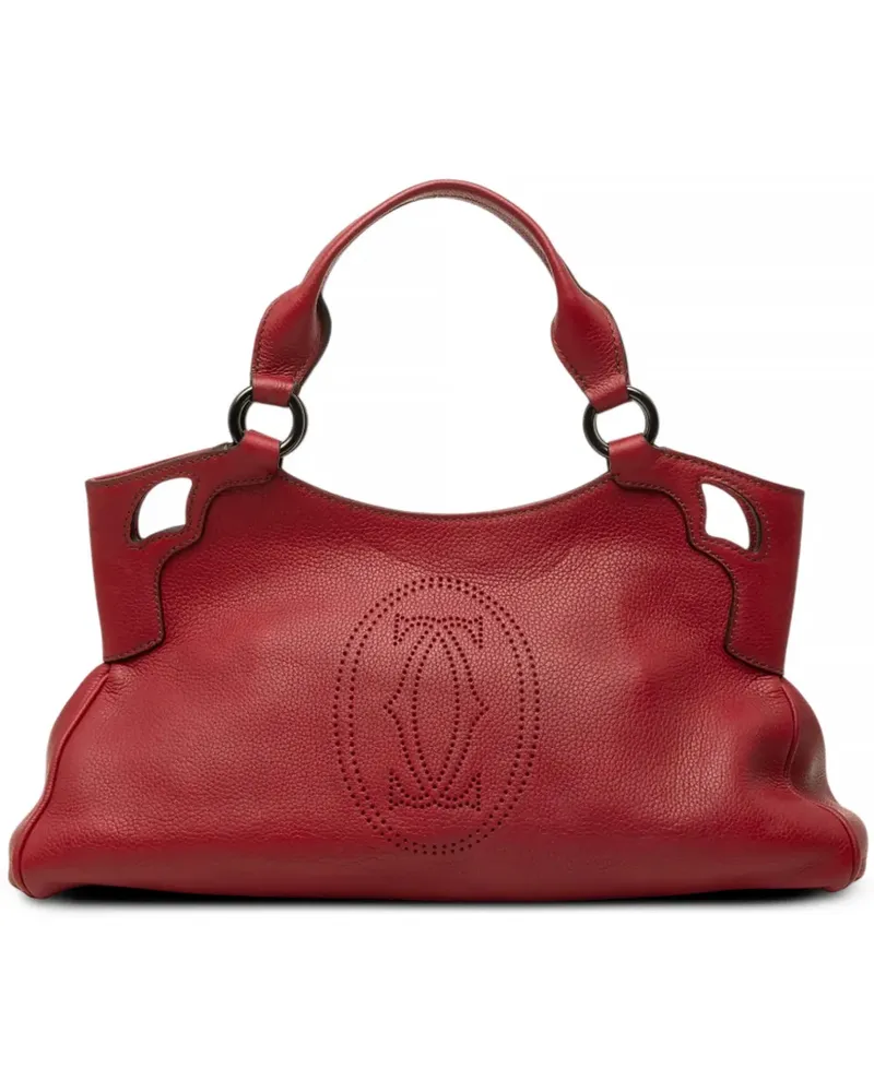 Cartier 2000-2026 Small Leather Marcello de  satchel - Rot Rot