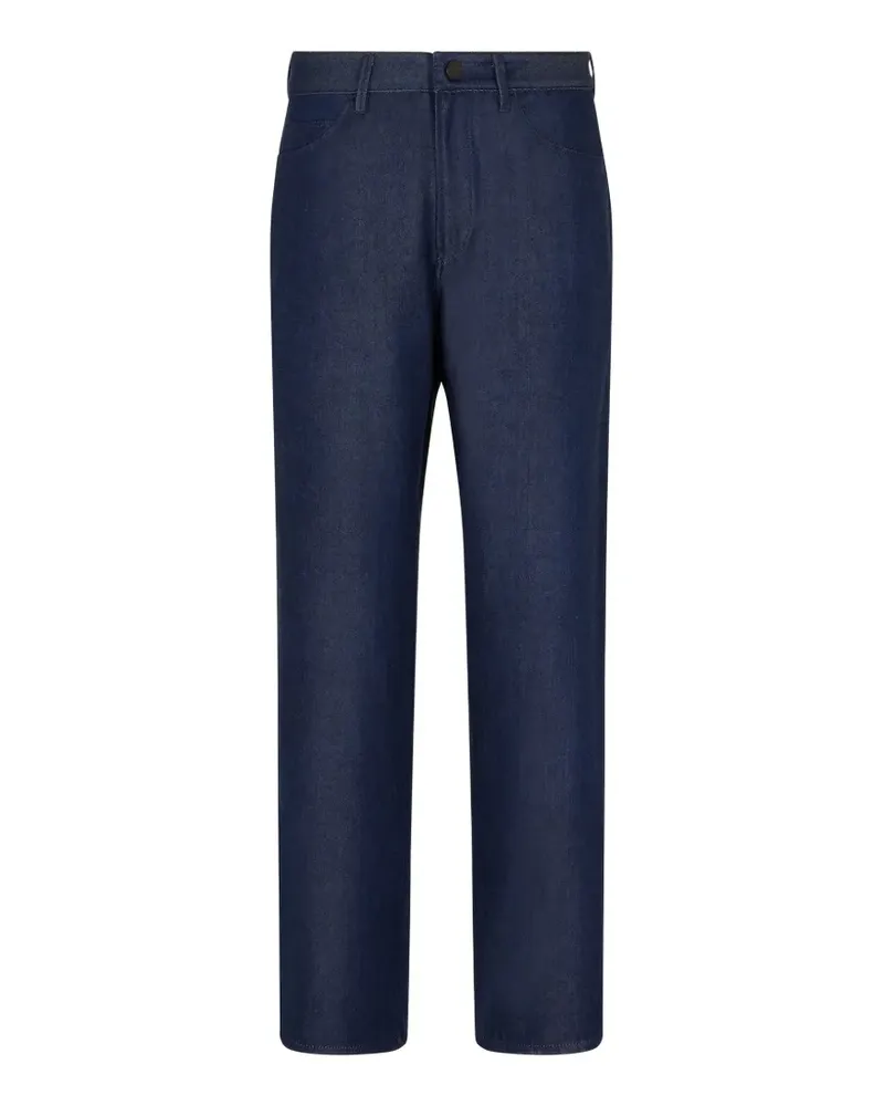 Giorgio Armani Klassische Straight-Leg-Hose - Blau Blau