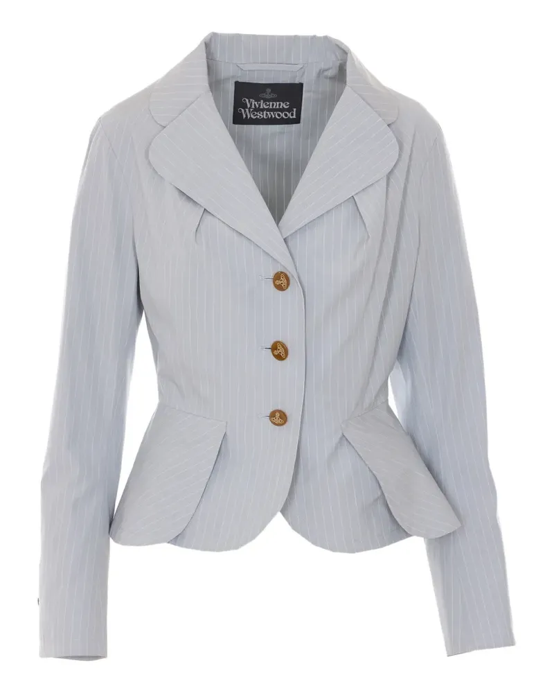 Vivienne Westwood striped buttons jacket - Blau Blau