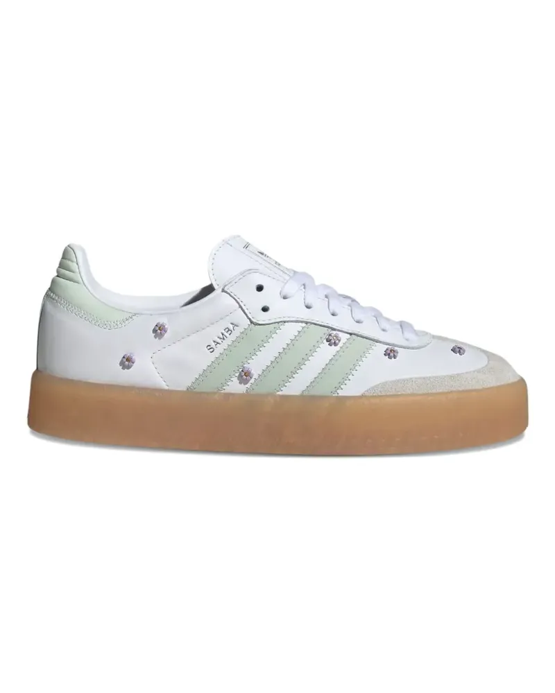 adidas Sambae Sneakers mit Blumen - Weiß Weiß