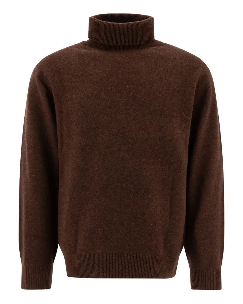 Beams Plus Pullover mit Rollkragen - Braun Braun