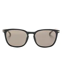 HUGO BOSS Sonnenbrille mit eckigem Gestell Schwarz