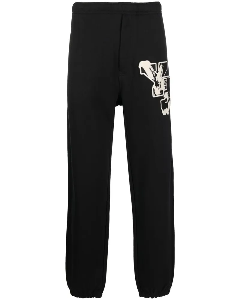 Y-3 Jogginghose mit Logo-Print - Schwarz Schwarz