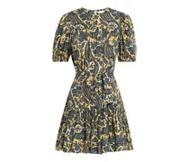 Rosalie Minikleid mit Gürtel - Grün