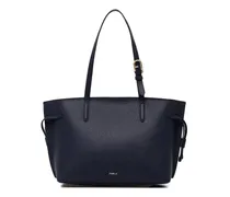 Große Ava Tote Bag mit Kordelzug - Blau