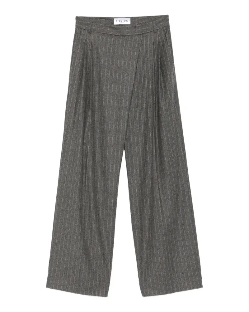 Cambio Eternity Hose mit Nadelstreifen - Grau Grau