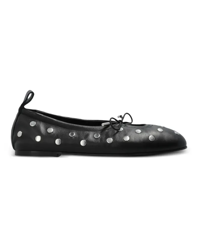 Alohas Rosalind Ballerinas mit Nieten - Schwarz Schwarz