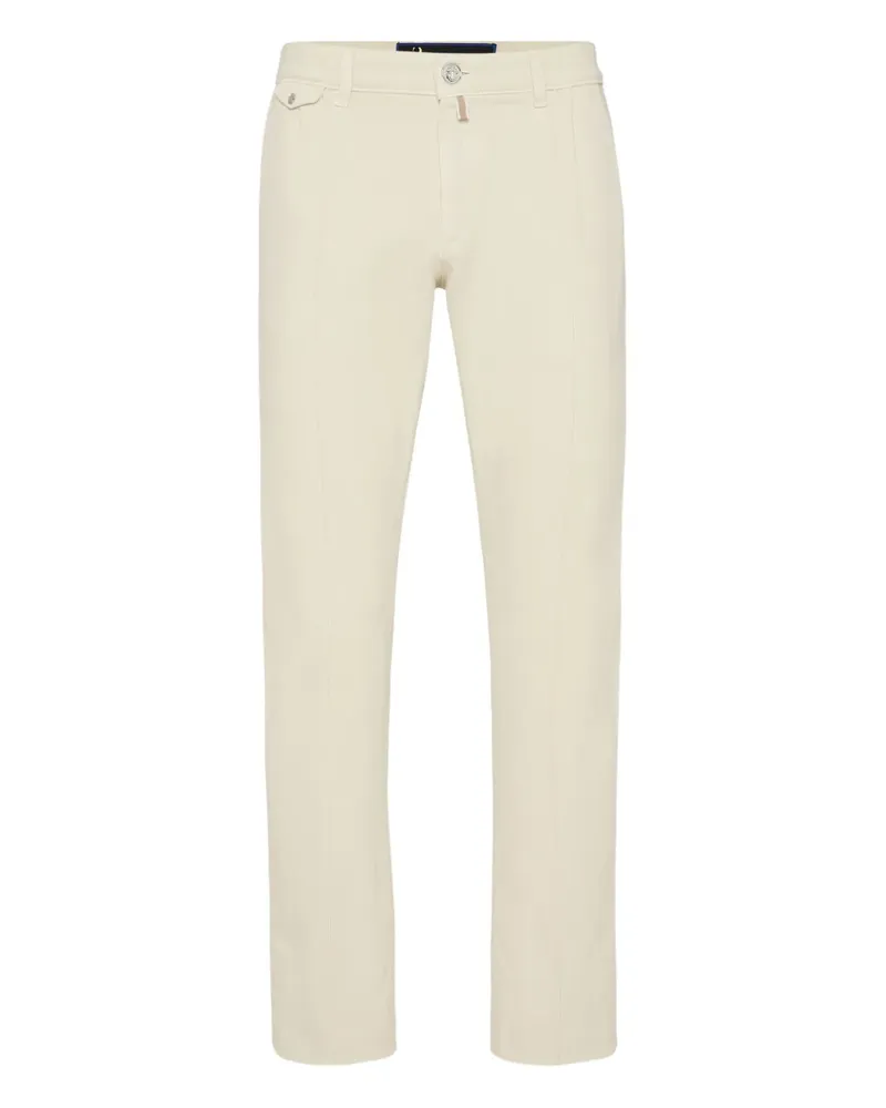 Billionaire Jeans mit Knopfverschluss - Nude Nude