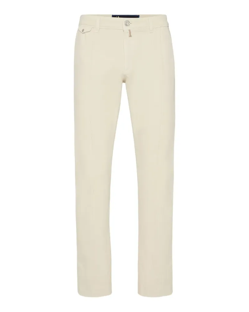 Billionaire Jeans mit Knopfverschluss - Nude Nude