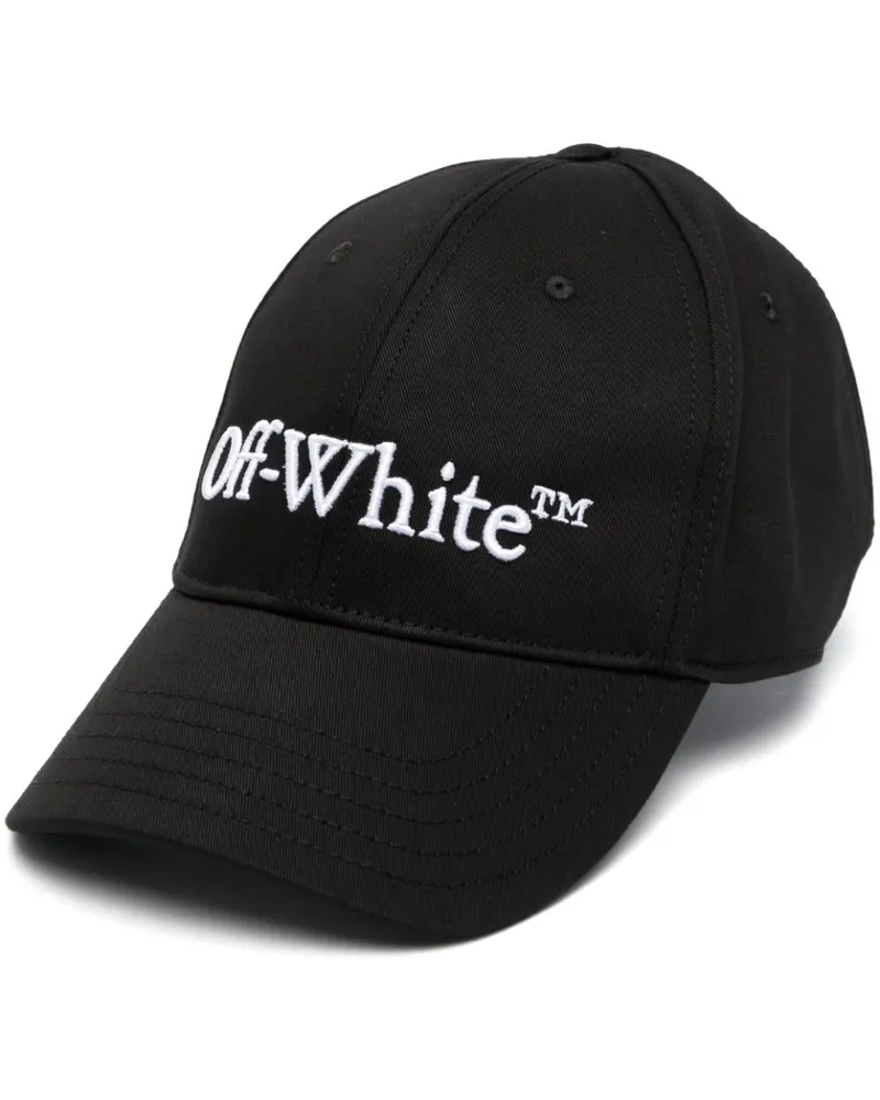 OFF-WHITE Bookish Baseballkappe - Schwarz Schwarz