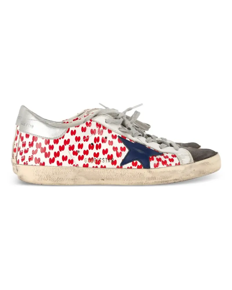 Golden Goose Superstar printed low-top sneakers - Weiß Weiß